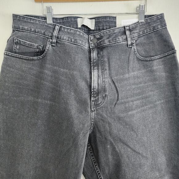 NEW Everlane The Curvy Cheeky Straight Leg Ankle Jean Washed Black - Picture 7 of 13